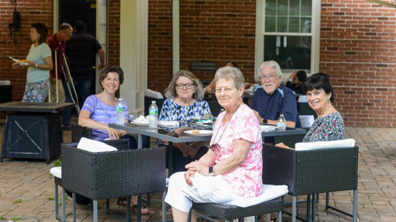 Adults at Church Picnic